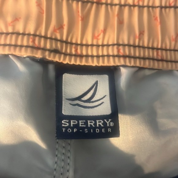 Sperry Navy Blue Flamingo Print Shorts - Picture 4 of 5